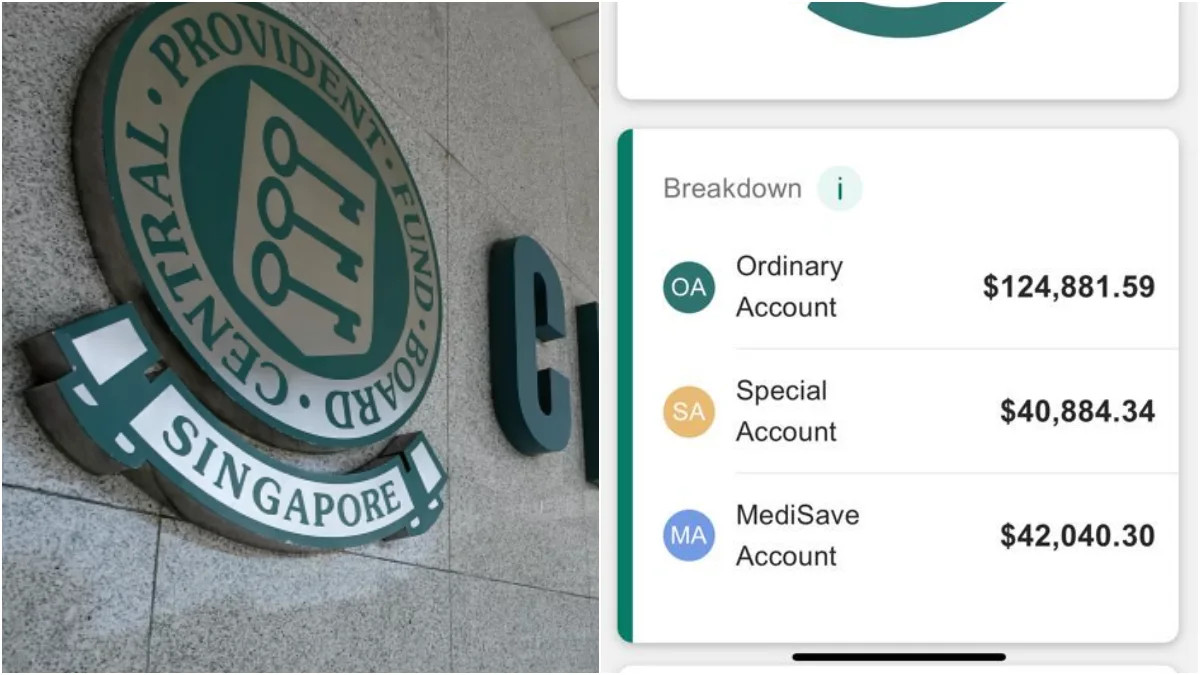 Singapore CPF account withdraw