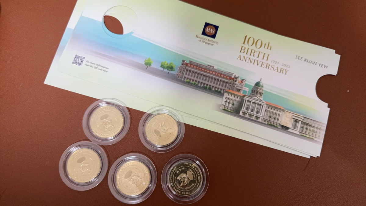 Singapore LKY coins open for sell