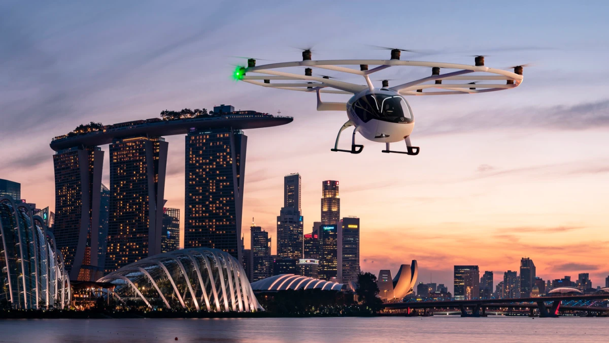 Singapore air taxi Volocopter