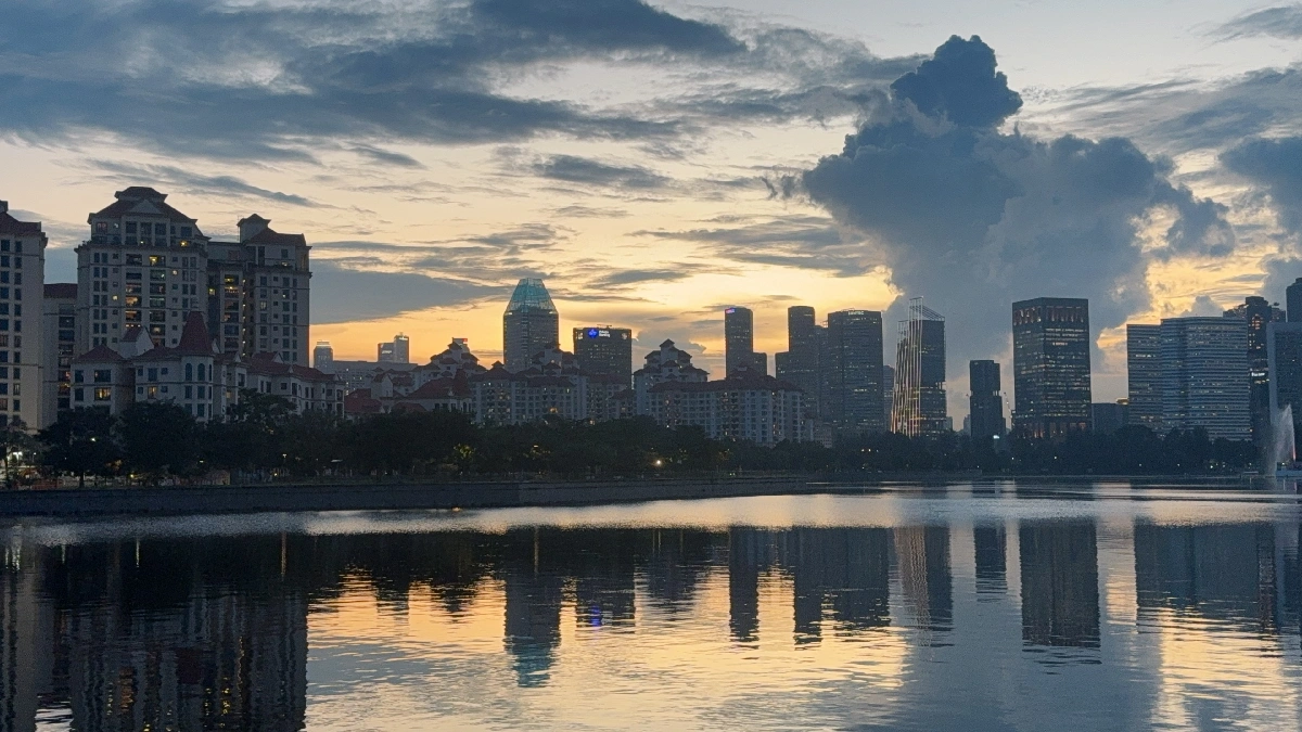 Singapore CBD condo view
