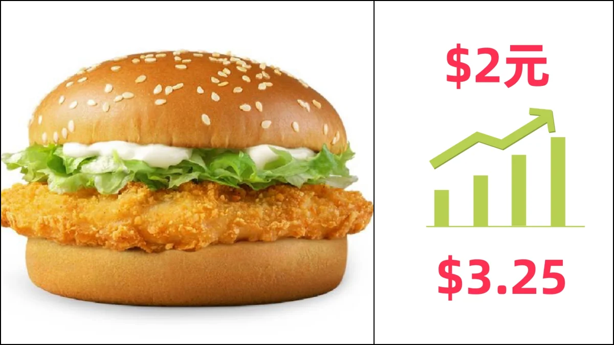 Mcd mcchicken increase price