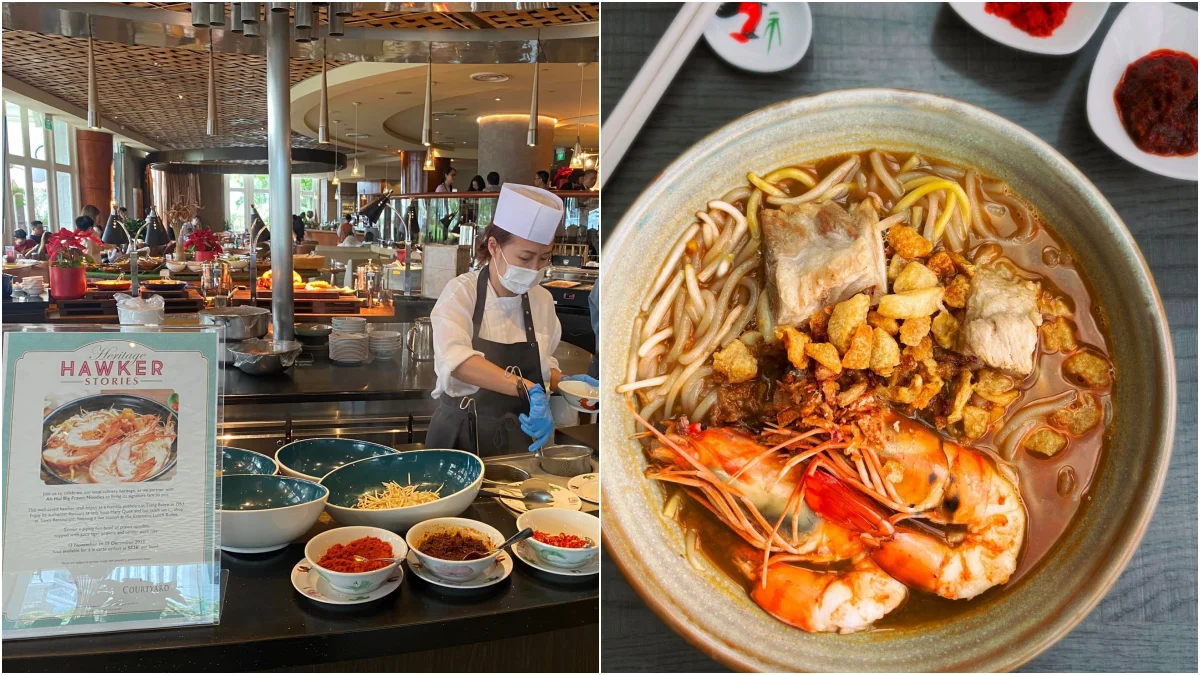 Ah Hui Big Prawn Noodle at Fullerton Hotel