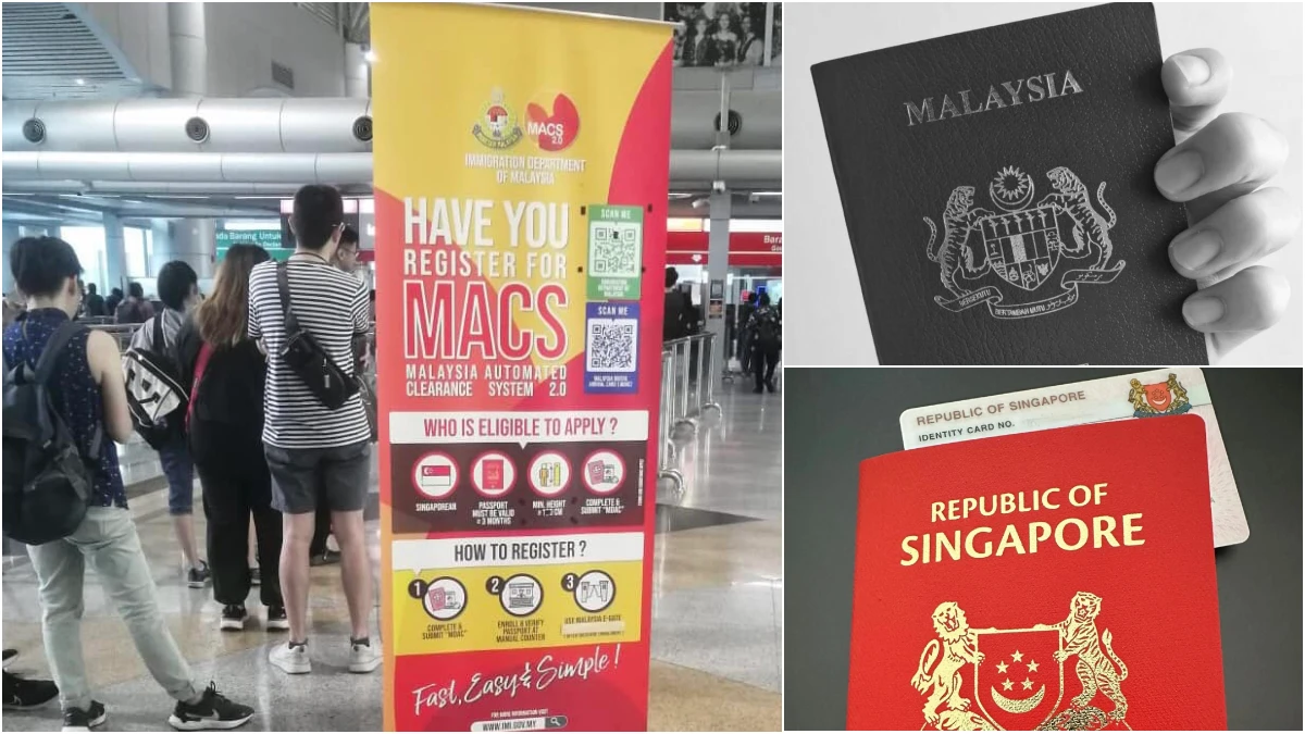 From MY passport to SG passport